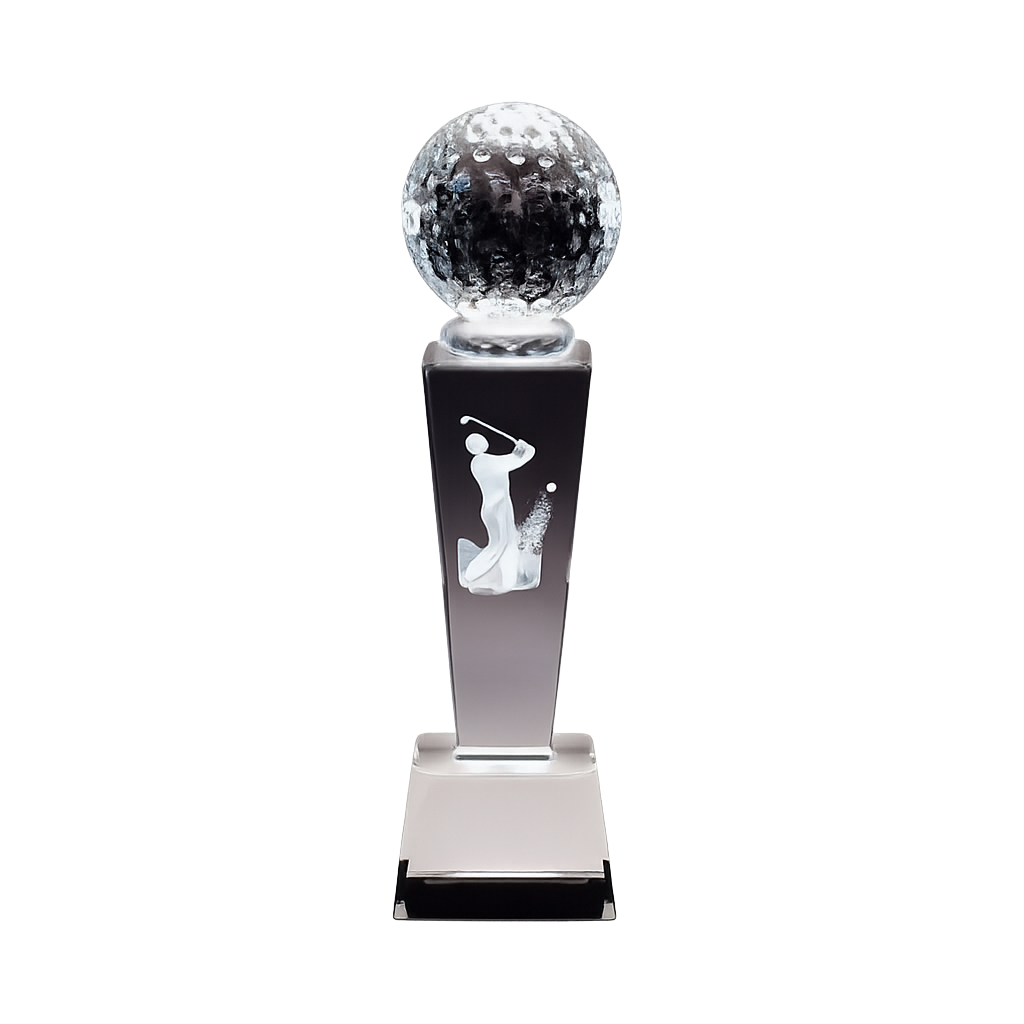 Hole in One Golf Trophy | Female or Male | Personalized Golf Award | 8.75 Inches Tall