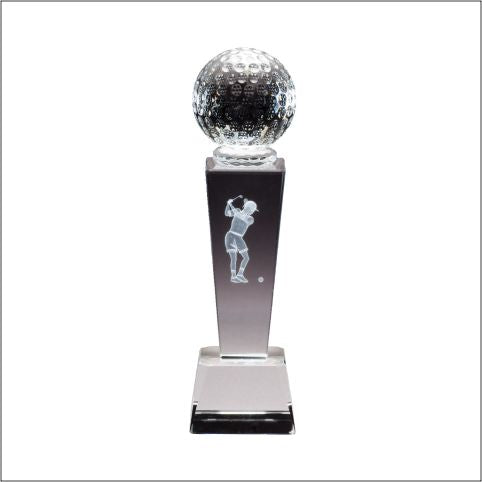 Hole in One Golf Trophy | Female or Male | Personalized Golf Award | 8.75 Inches Tall