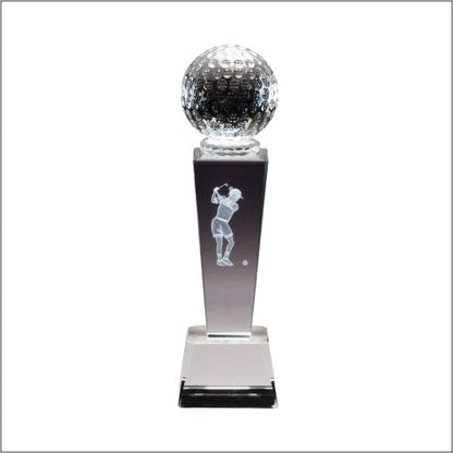 Hole in One Golf Trophy | Female or Male | Personalized Golf Award | 8.75 Inches Tall