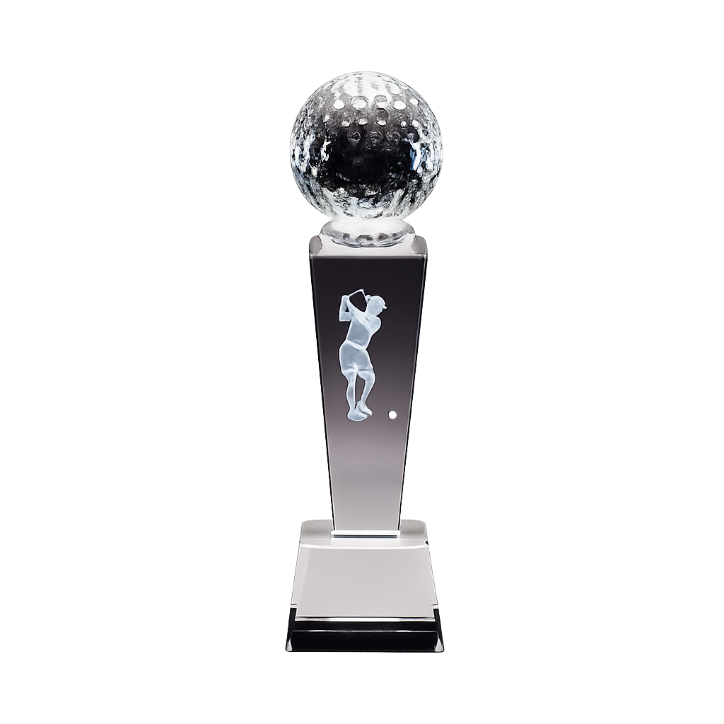 Hole in One Golf Trophy | Female or Male | Personalized Golf Award | 8.75 Inches Tall