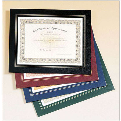Certificate Holder / Frame - Black, Blue, Green or Red - 10.75" x 13.25" Decade Awards