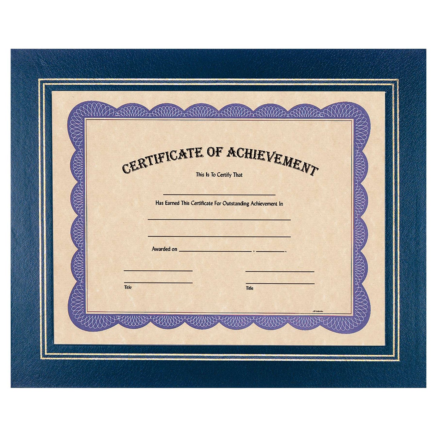 Certificate Holder / Frame - Black, Blue, Green or Red - 10.75" x 13.25" Decade Awards