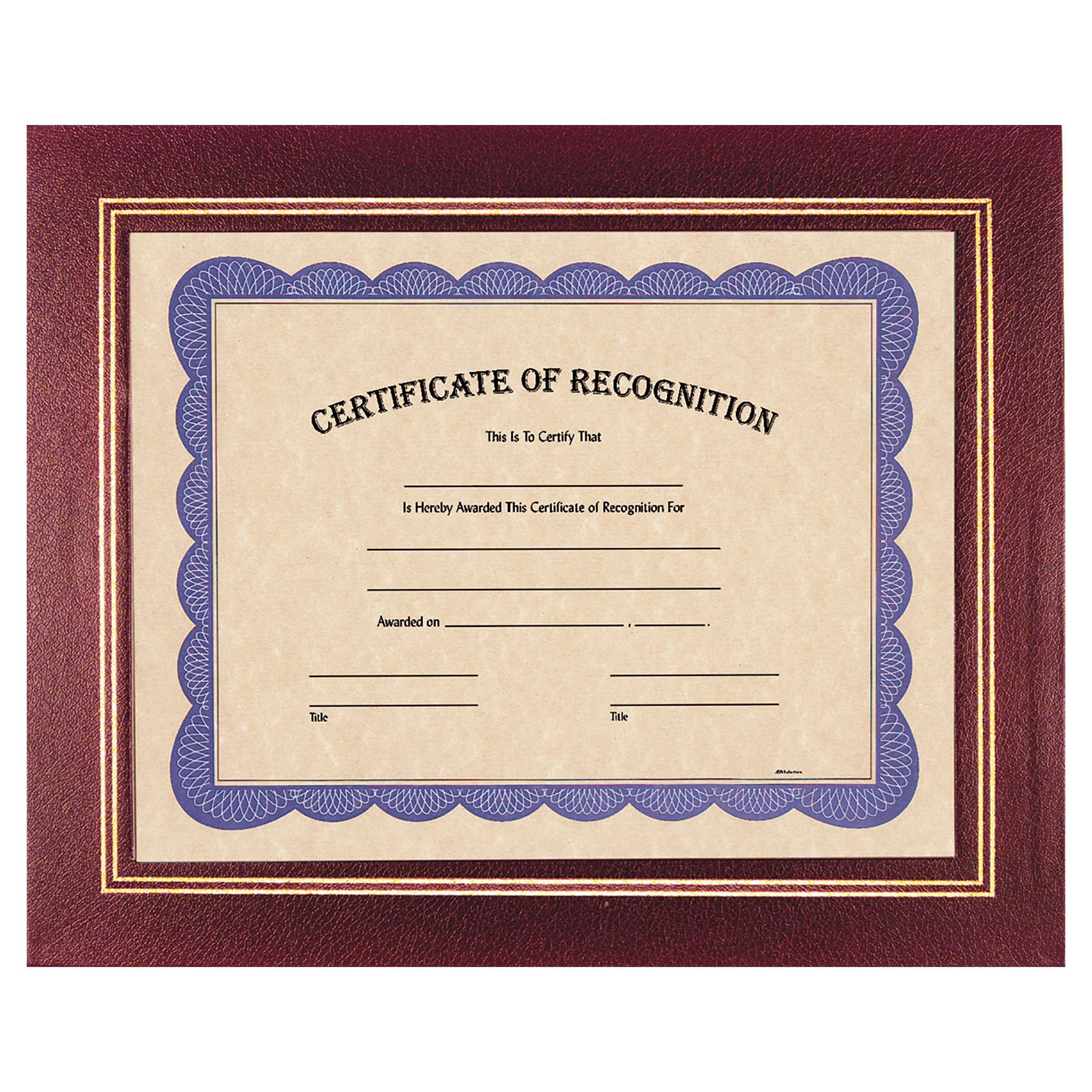 Certificate Holder / Frame - Black, Blue, Green or Red - 10.75" x 13.25" Decade Awards