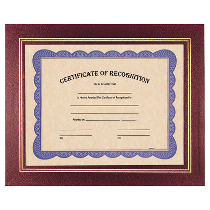 Certificate Holder / Frame - Black, Blue, Green or Red - 10.75" x 13.25" Decade Awards
