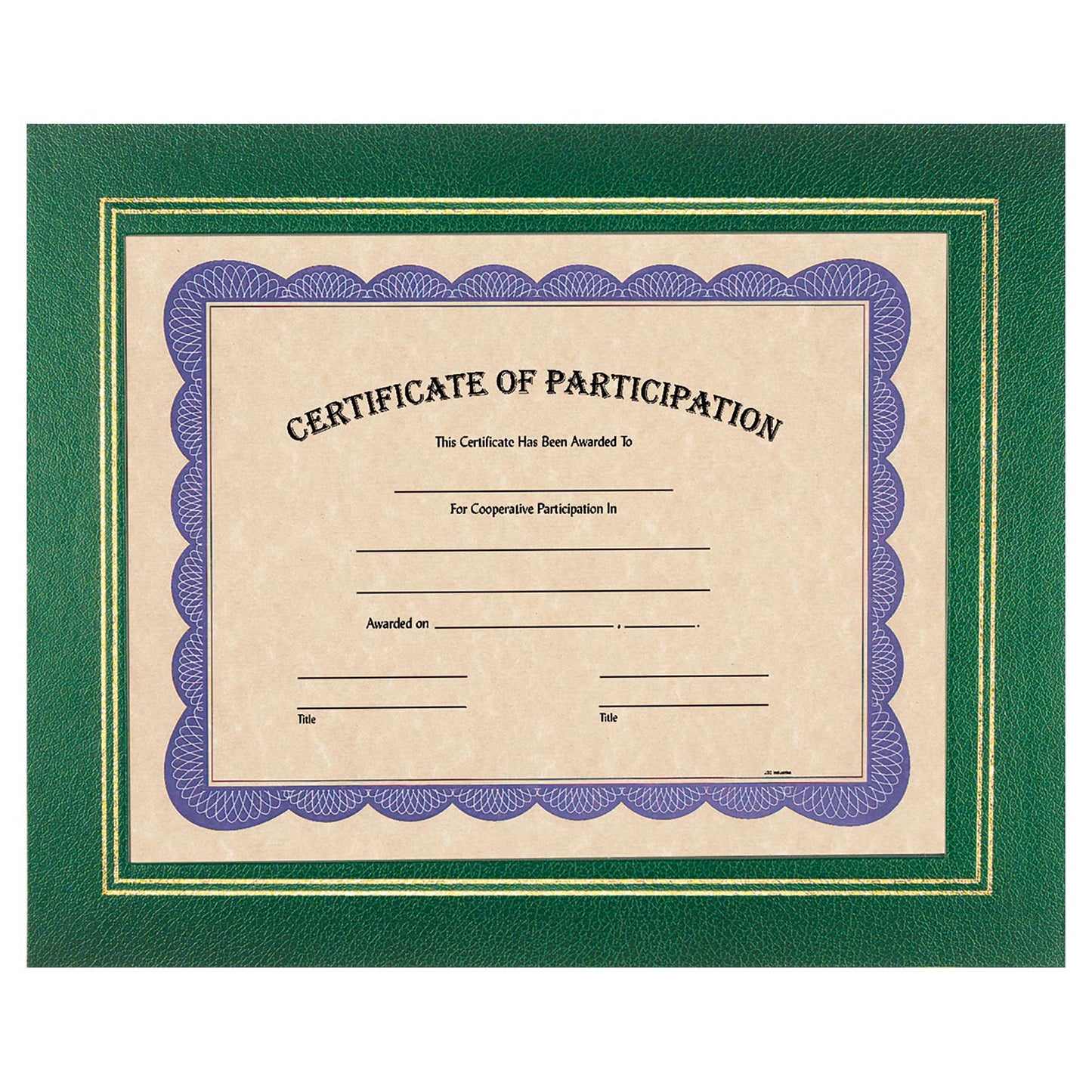 Certificate Holder / Frame - Black, Blue, Green or Red - 10.75" x 13.25" Decade Awards