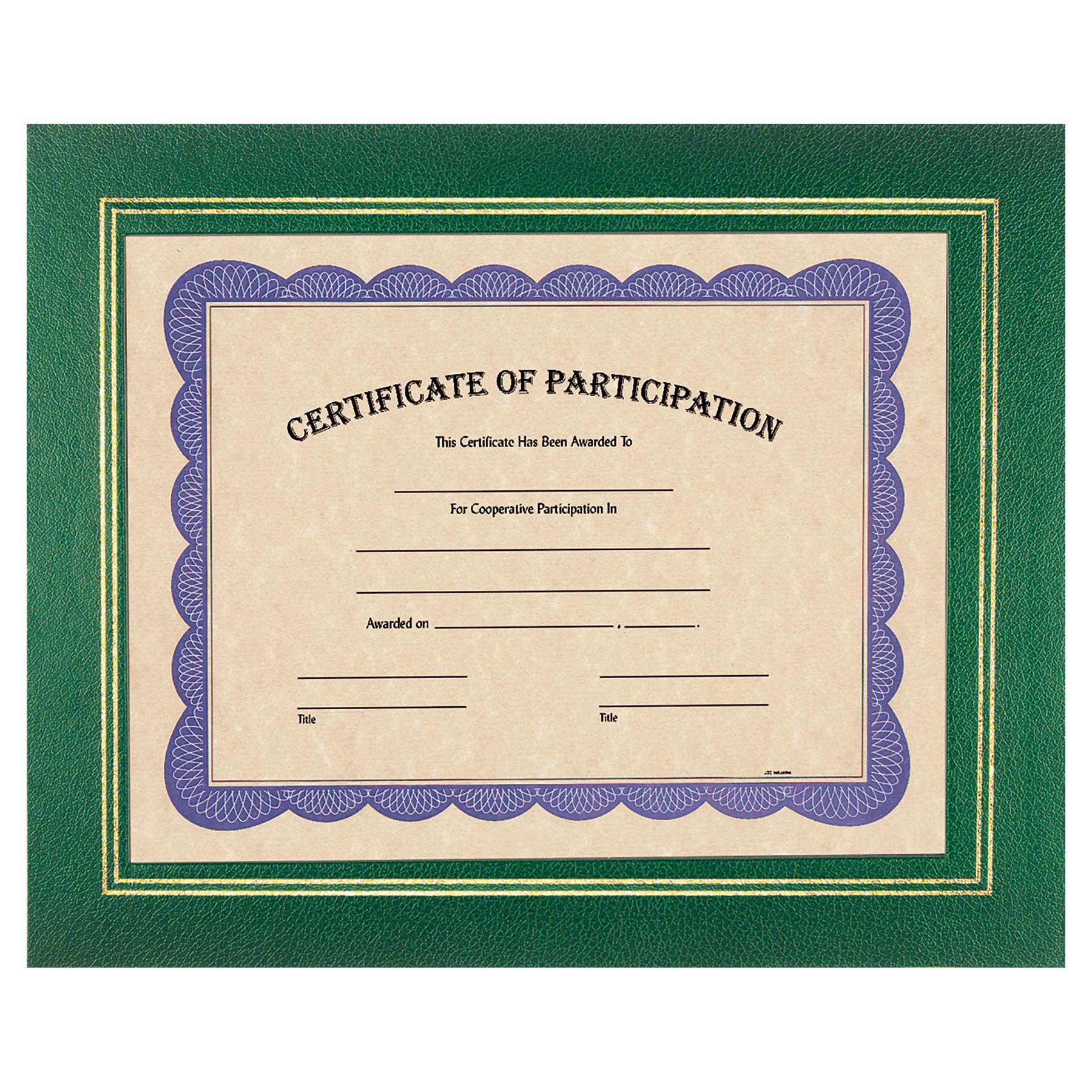 Certificate Holder / Frame - Black, Blue, Green or Red - 10.75" x 13.25" Decade Awards