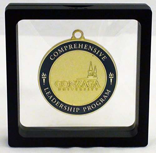Challenge Coin / Medal Illusion Presentation Box - 3.5" x 3.5" Black Decade Awards