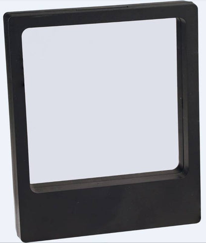 Challenge Coin / Medal Illusion Presentation Box | Engraved Black Presentation Box - 3.5" x 4.25" Decade Awards