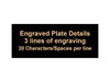 Challenge Coin / Medal Illusion Presentation Box | Engraved Black Presentation Box - 3.5" x 4.25" Decade Awards