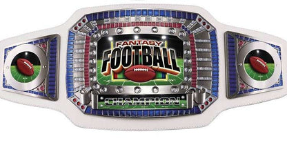Champion Trophy Belt - Fantasy Football | Fantasy Football Champion Trophy Belt | FFL Champ Award Belt - Black or White Decade Awards