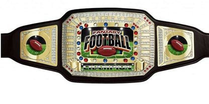 Champion Trophy Belt - Fantasy Football | Fantasy Football Champion Trophy Belt | FFL Champ Award Belt - Black or White Decade Awards