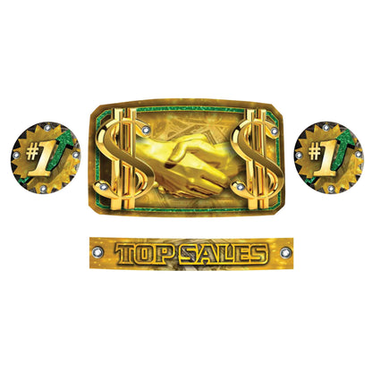 Champion Trophy Belt - Top Sales | Top Sales Champion Trophy Belt - Black or White Decade Awards