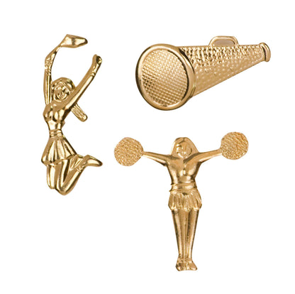 Cheer Lapel Pin | Letter Jacket Spirit Chenille Pin - 3 Style Options Decade Awards