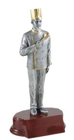 Chef Resin Trophy - Male | Engraved Chef Award - 7.25" or 9.25" Tall Decade Awards
