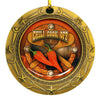 Chili Cook-Off World Class Medal - Gold, Silver or Bronze | Engraved Chili Competition Medallion - 3 Inch Wide Decade Awards