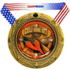 Chili Cook-Off World Class Medal - Gold, Silver or Bronze | Engraved Chili Competition Medallion - 3 Inch Wide Decade Awards