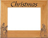Christmas Nativity Picture Frame - Personalized | Laser Engraved Wood Frame - 3 Sizes Decade Awards