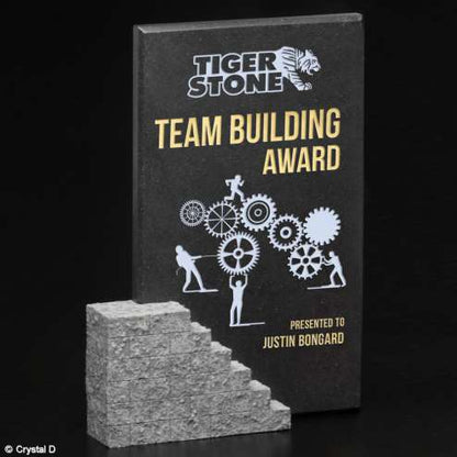 Cornerstone Corporate Award | Engraved Plaque Award - 7", 8.75" or 9.75" Decade Awards