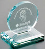 Cromwell Circle Crystal Corporate Award / Engraved Crystal Trophy - 4", 6" or 10" Decade Awards