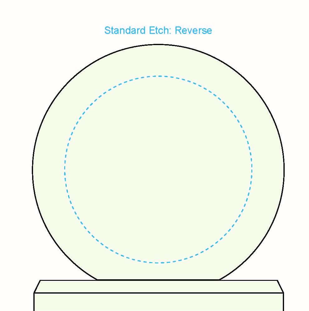 Cromwell Circle Crystal Corporate Award / Engraved Crystal Trophy - 4", 6" or 10" Decade Awards