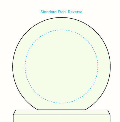 Cromwell Circle Crystal Corporate Award / Engraved Crystal Trophy - 4", 6" or 10" Decade Awards