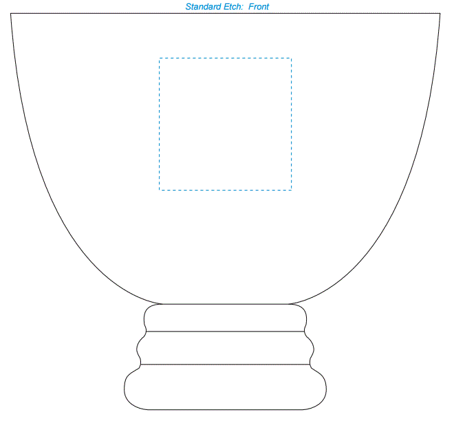Crystal Bowl - Corporate Award | Engraved Crystal Bowl - 8.5" x 7.5" Decade Awards