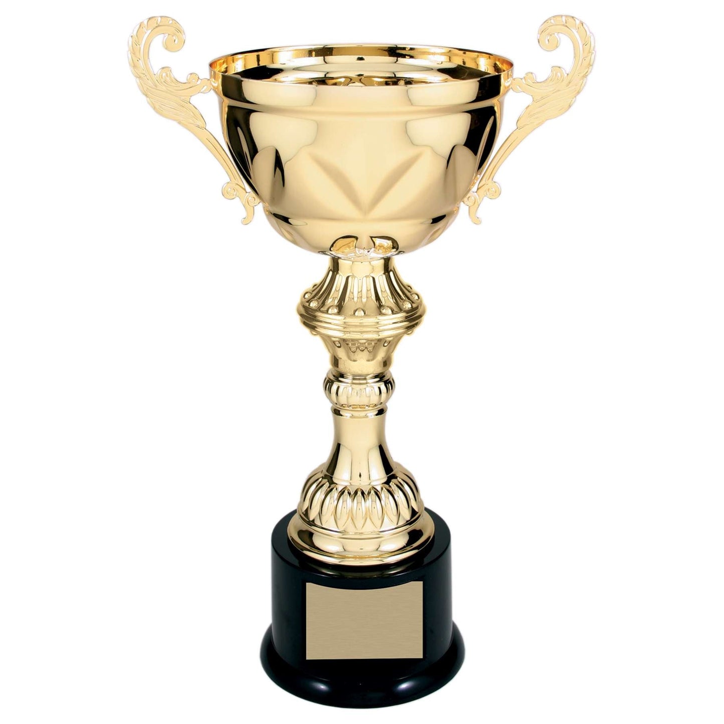 Cup Trophy - Gold or Silver | Engraved Champion's Love Cup Award - 10", 11.5", 13" or 14.5" Tall Decade Awards