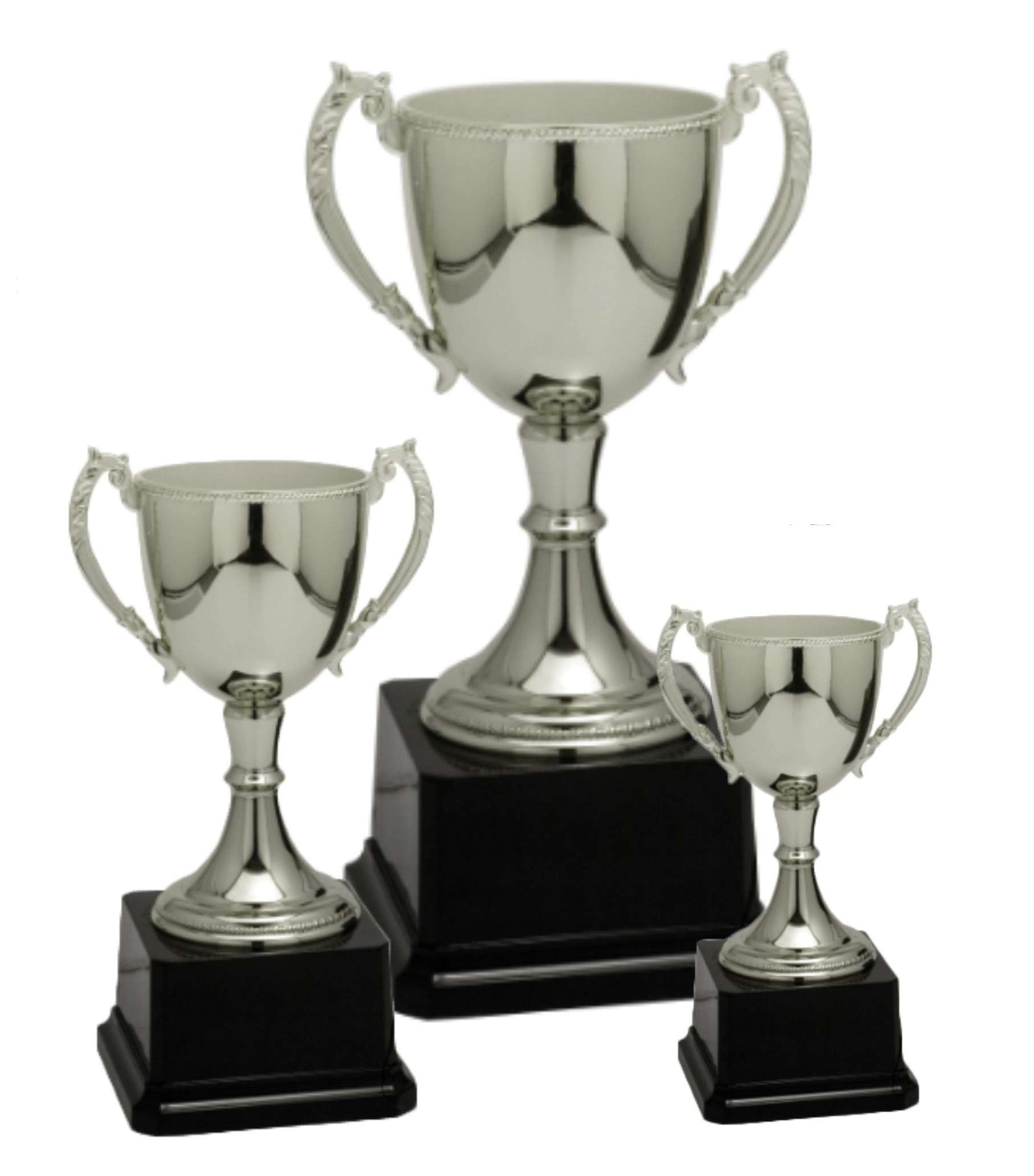 Grand Silver Cup Trophy - Metal Champion Award | Free Custom