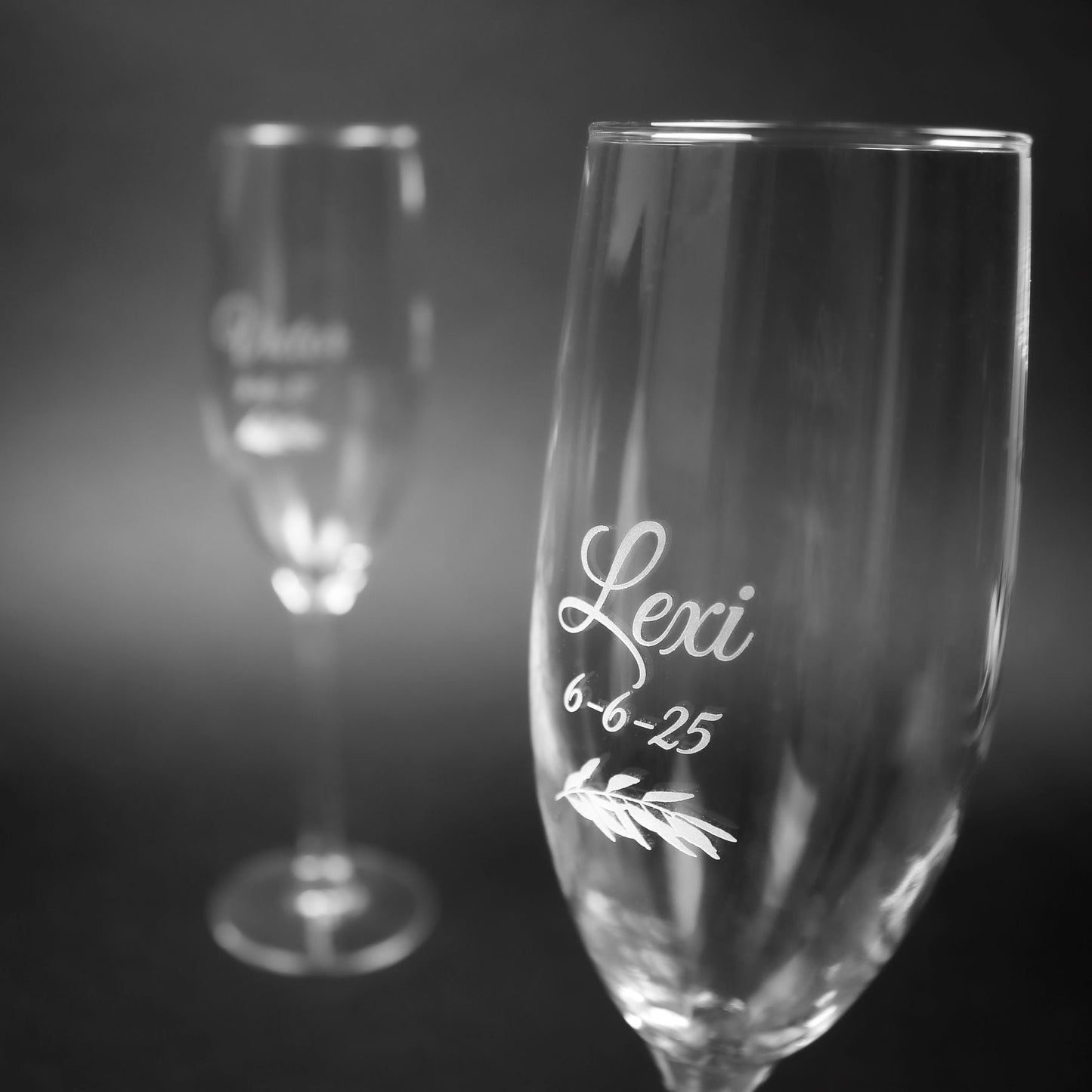 8 oz Champagne Glass - Personalized | Engraved Champagne Glass Decade Awards