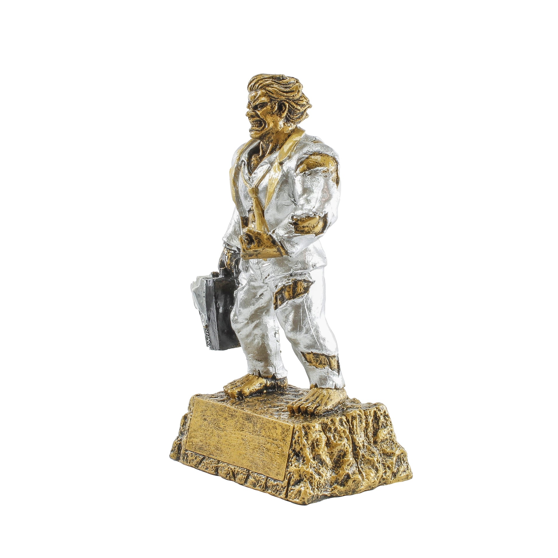 Monster Salesman Trophy | Engraved Business Monster Award - 6.75 Inch Tall Decade Awards