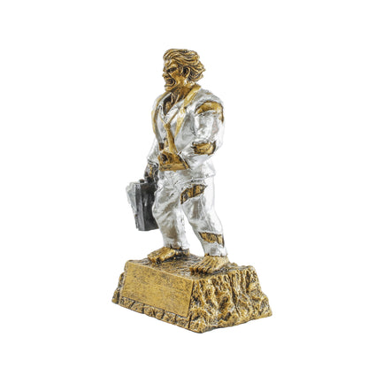 Monster Salesman Trophy | Engraved Business Monster Award - 6.75 Inch Tall Decade Awards