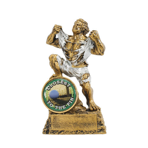 Golf Closest to the Pin Monster Trophy | Engraved Monster Golf Trophy - 6.75 Inch Tall Decade Awards