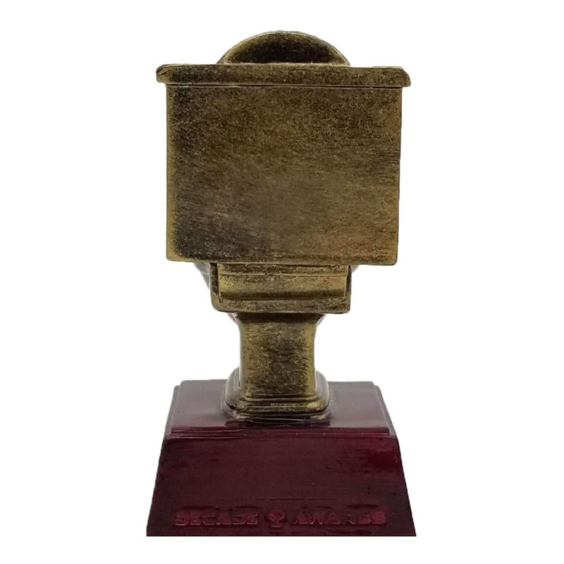 Gold Toilet Trophy, Pickleball | Engraved Paddleball Last Place Award - 6 Inch Tall Decade Awards