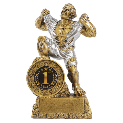 1st Place LARGE Monster Trophy | Engraved First Place GIANT Beast Award - 9.5 Inch Tall Decade Awards