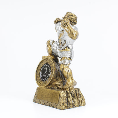 2nd Place LARGE Monster Trophy | Engraved Second Place GIANT Beast Award - 9.5 Inch Tall Decade Awards