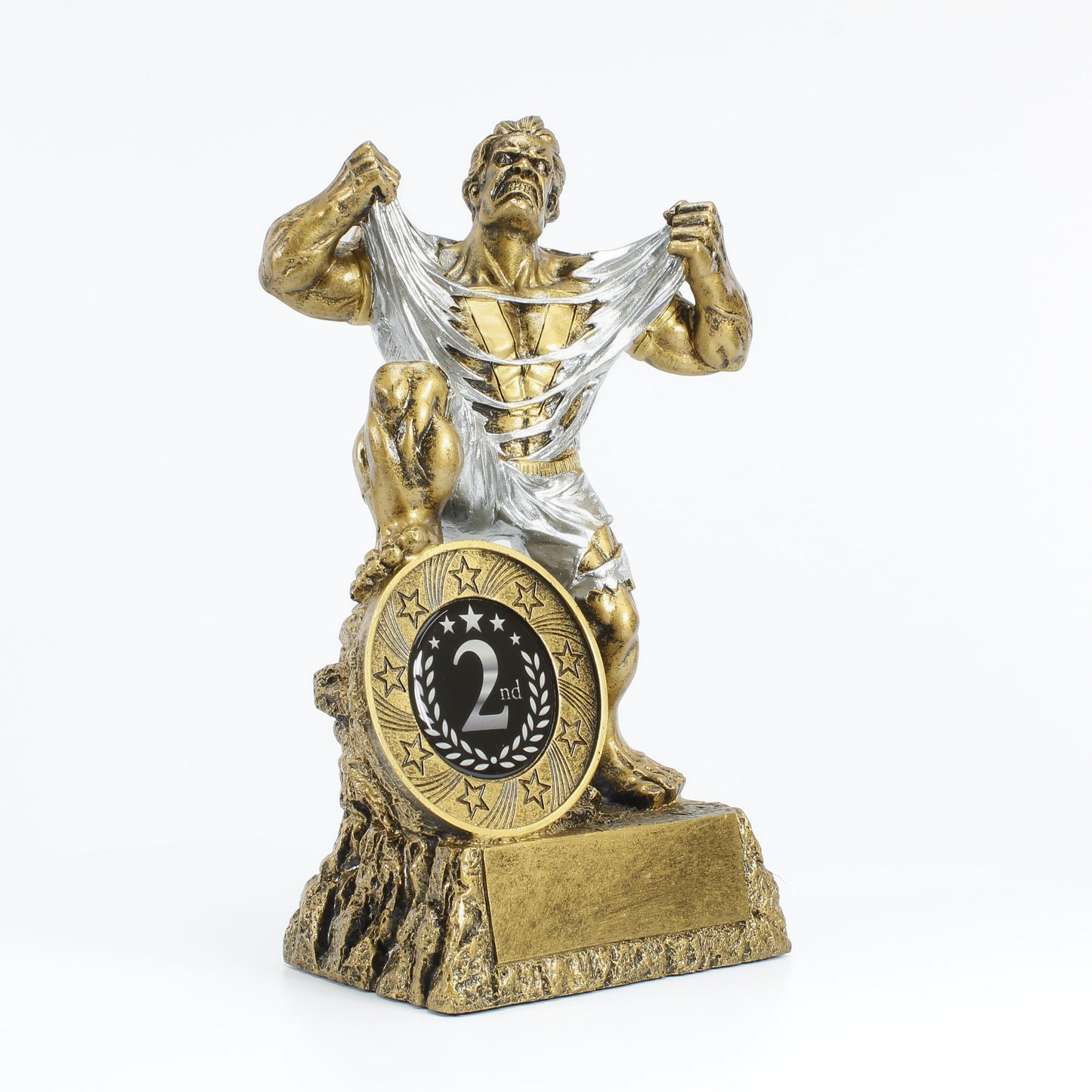 2nd Place LARGE Monster Trophy | Engraved Second Place GIANT Beast Award - 9.5 Inch Tall Decade Awards