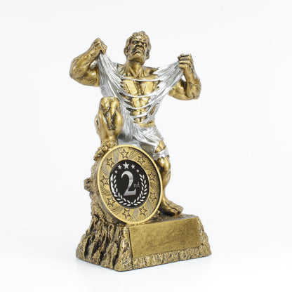 2nd Place LARGE Monster Trophy | Engraved Second Place GIANT Beast Award - 9.5 Inch Tall Decade Awards