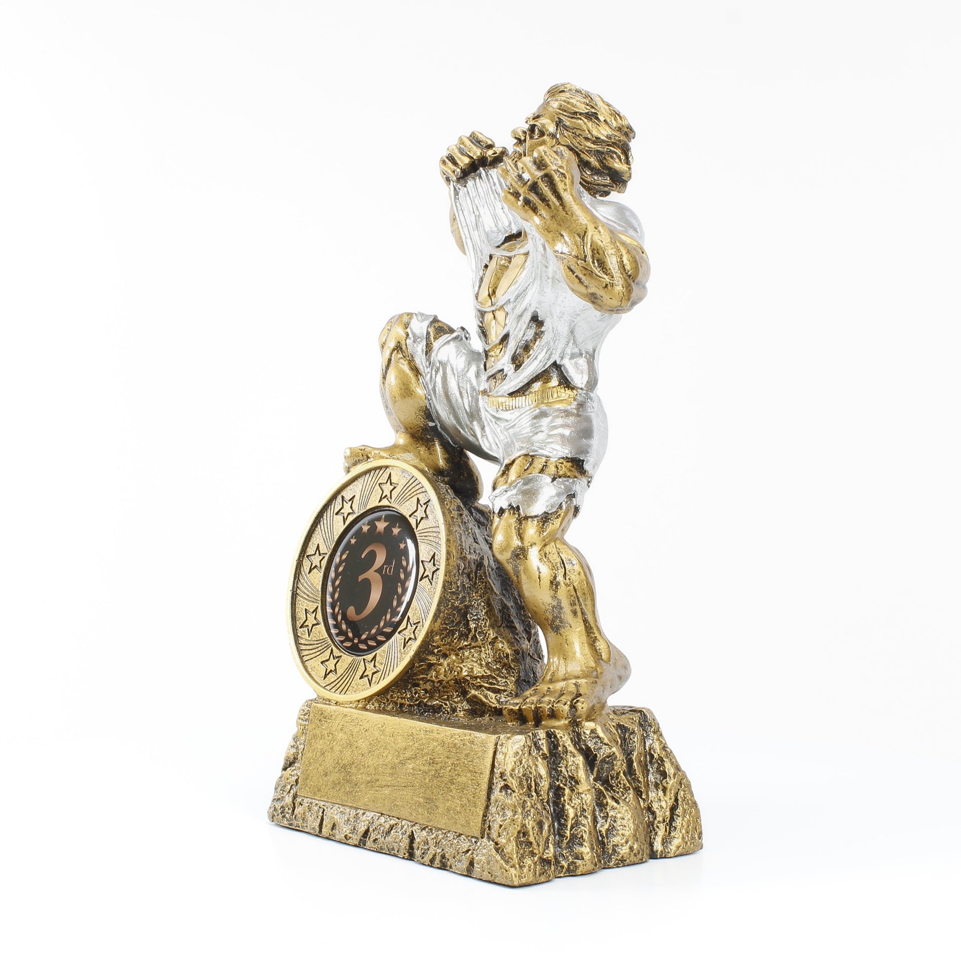 3rd Place LARGE Monster Trophy | Engraved Third Place GIANT Beast Award - 9.5 Inch Tall Decade Awards