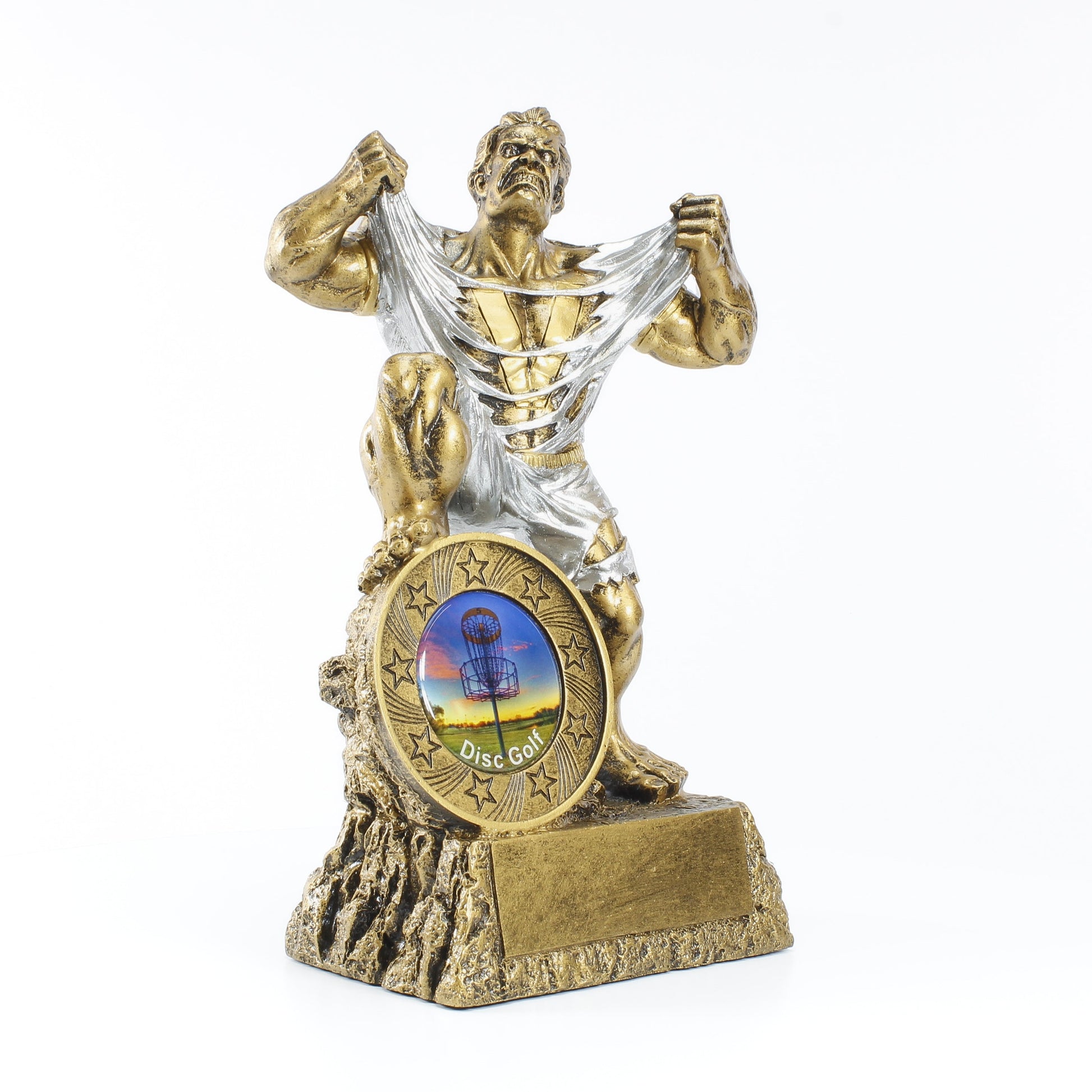 Disc Golf LARGE Monster Trophy | Engraved Disc Golf GIANT Beast Award - 9.5 Inch Tall Decade Awards