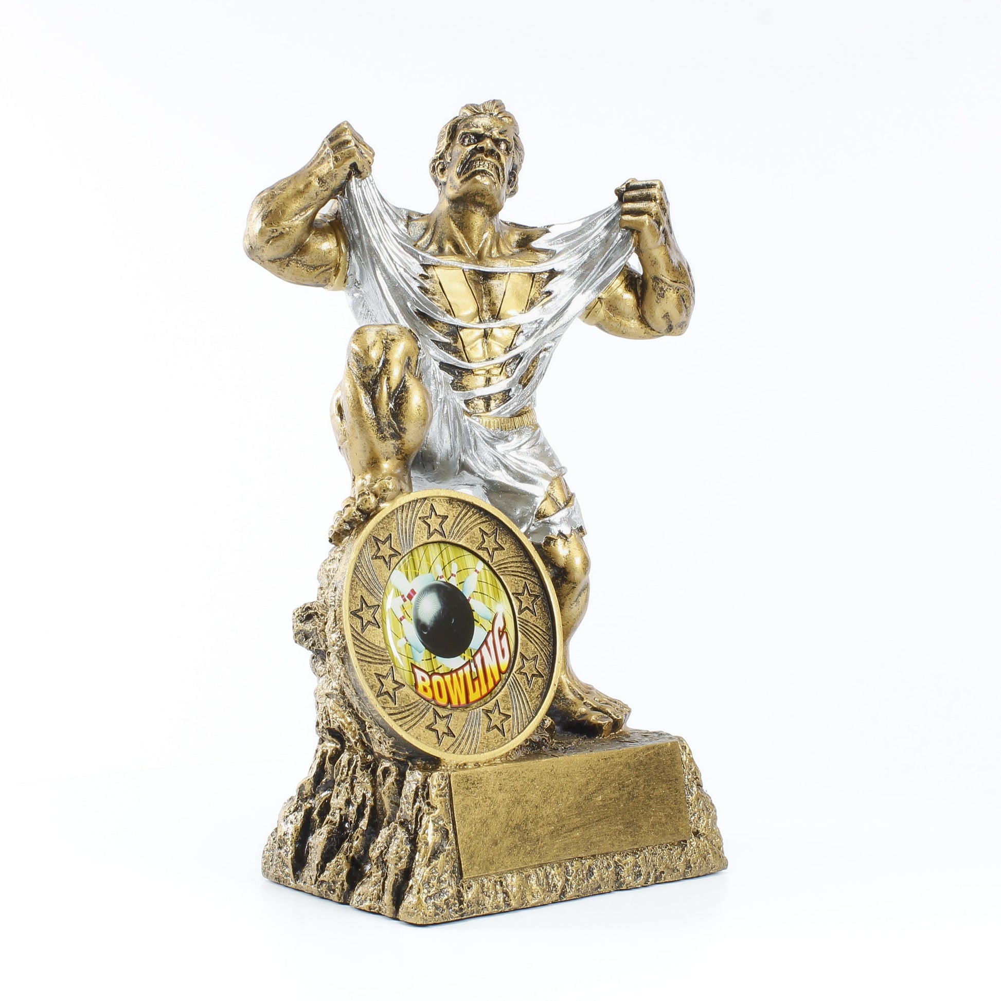 Bowling LARGE Monster Trophy | Engraved Bowler GIANT Beast Award - 9.5 Inch Tall Decade Awards
