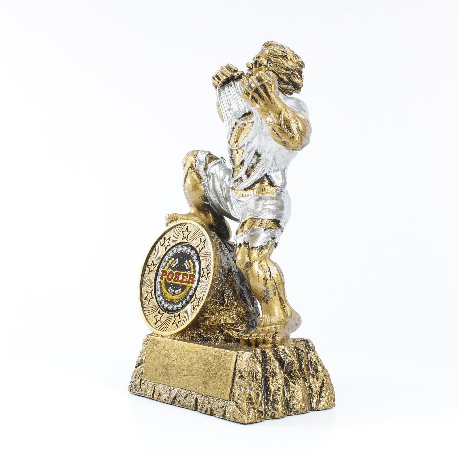 Poker LARGE Monster Trophy | Engraved Poker Winner GIANT BEAST Award - 9.5 Inch Tall Decade Awards