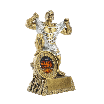 Large Monster March Madness Trophy | Personalized March Madness Award | 9.5 Inches Tall