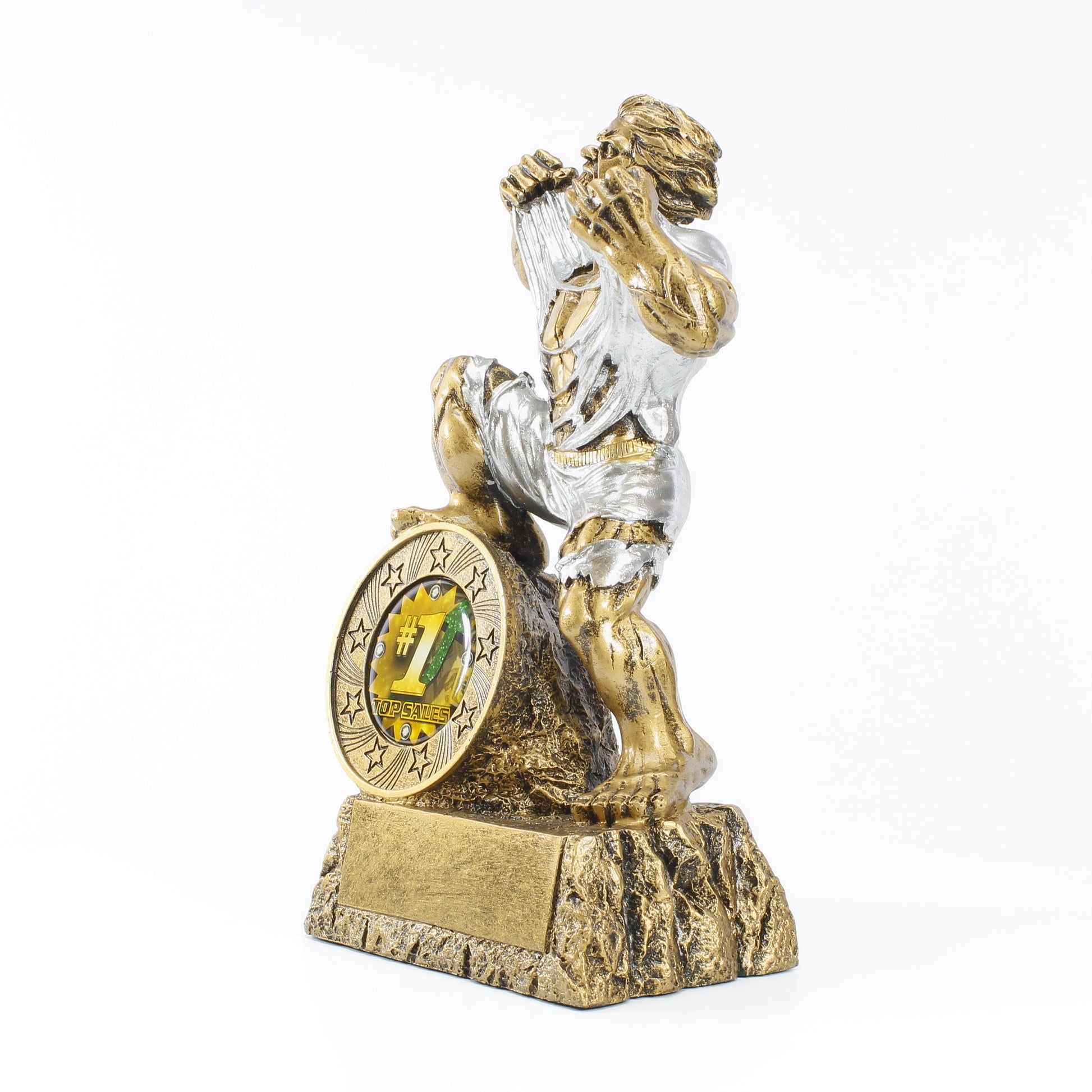 Top Sales LARGE Monster Trophy - 9.5 Inch Tall | Engraved #1 Sales Champion GIANT BEAST Award Decade Awards