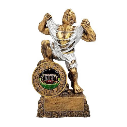 Fantasy Football League LARGE Monster Trophy | Engraved FFL GIANT Beast Award - 9.5 Inch Tall
