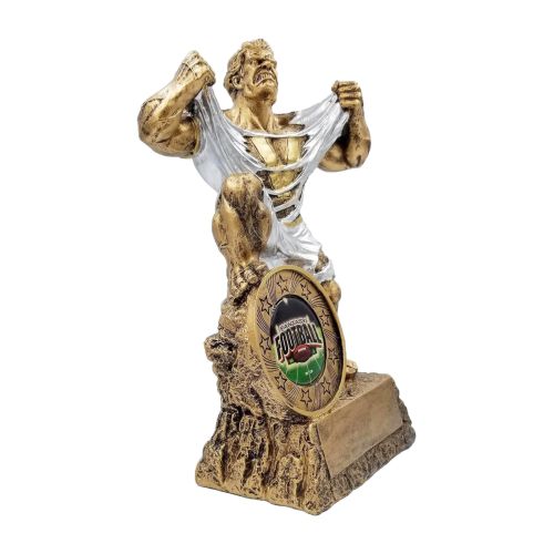 Fantasy Football League LARGE Monster Trophy | Engraved FFL GIANT Beast Award - 9.5 Inch Tall