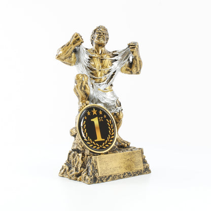 1st Place Monster Trophy | Engraved #1 Beast Award - 6.75 Inch Tall Decade Awards