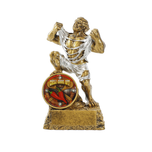 Chili Cook-Off Monster Trophy | Engraved Chili Beast Award - 6.75 Inch Tall Decade Awards