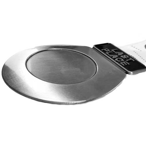 Toilet Seat Last Place Medal, Silver or Gold | Engraved Toilet Seat Medal with TP Loser Neckband- 3.25 Inch Wide Decade Awards