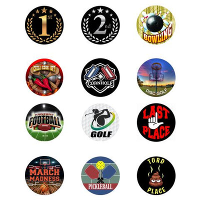 Toilet Seat Last Place Medal, Silver or Gold | Engraved Toilet Seat Medal with TP Loser Neckband- 3.25 Inch Wide Decade Awards