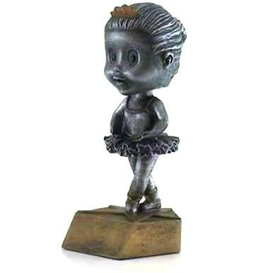 Dance Bobblehead Trophy | Engraved Ballerina Award - 6 Inch Tall Decade Awards